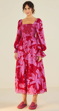 FARM RIOLiving Nature Burgundy Maxi Dress Regular price $245 Small