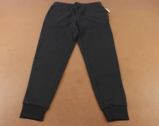 Amazon Essentials Men's Medium Black Fleece Pocketed Jogger Pant NWT