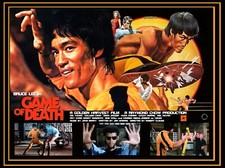 GAME OF DEATH 1978 quad poster print 30x40" Bruce Lee Robert Wall FREE P&P