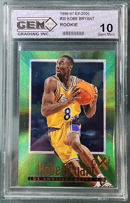 Kobe Bryant RC ルーキー
カード Kobe Bryant RC Rookie 1996 EX-2000 #30 ⭐GEM ELITE⭐ GEM MINT 10