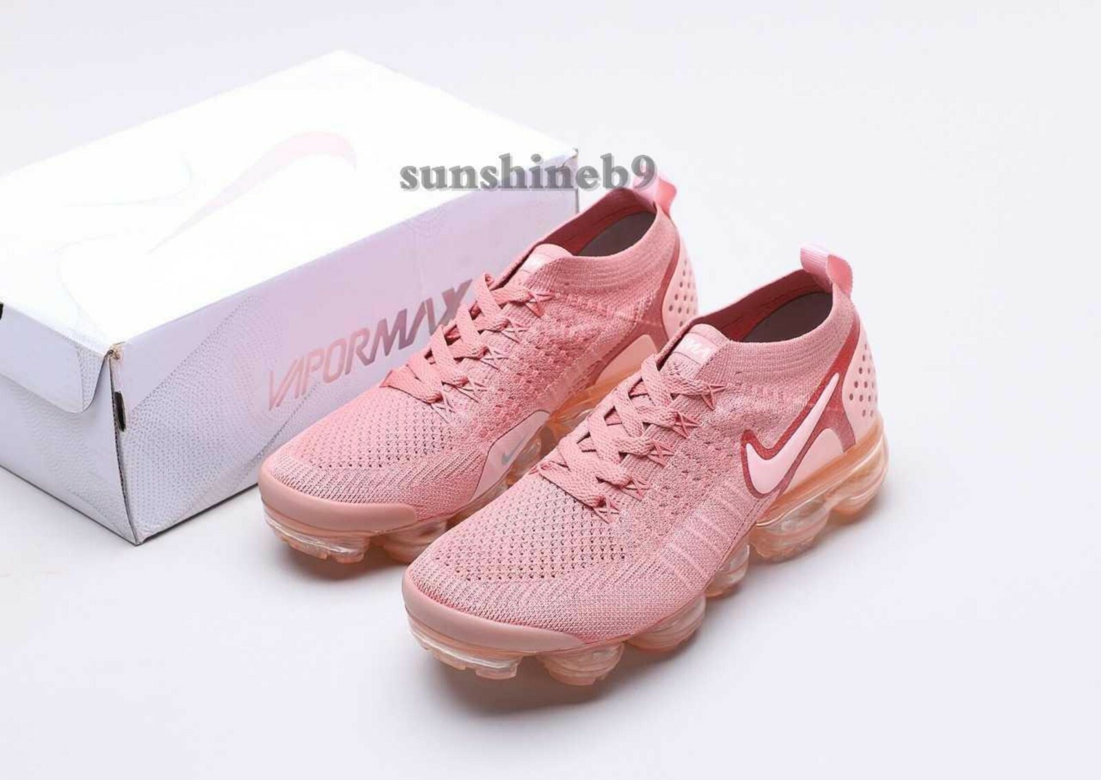 pink nike air vapormax flyknit