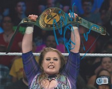 Piper Niven Signed Autograph WWE 8x10 Photo Beckett BAS Doudrop