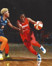 ARIEL ATKINS AUTOGRAPH SIGNED 8X10 PHOTO WASHINGTON MYSTICS COA