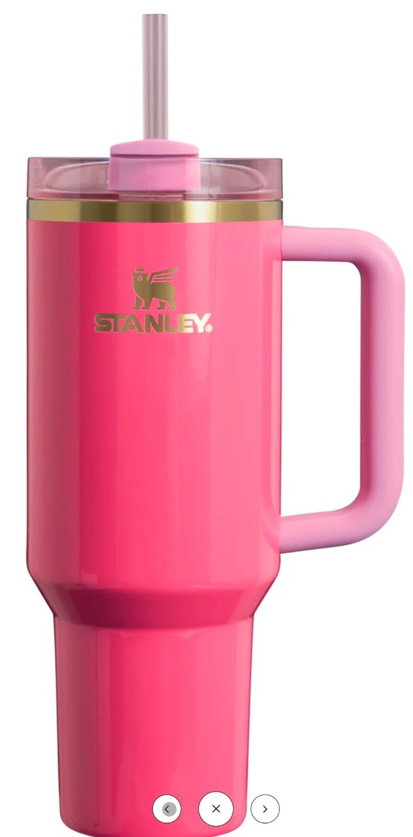TWIN (2) Stanley Quencher H2.0 FlowState 40 oz Tumbler - Pink