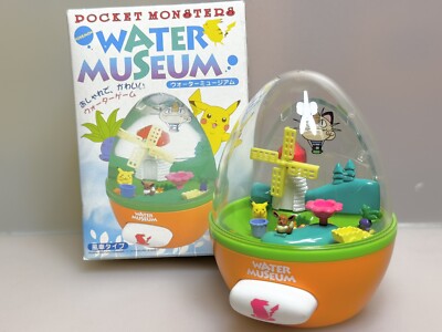 Pokémon Poket Monster Water Museum Windmill Type Water Pushing Game TOMY  Rare++