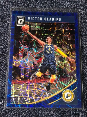 Victor Oladipo 2018-19 Optic Basketball Blue Velocity Lazer Prizm  #112