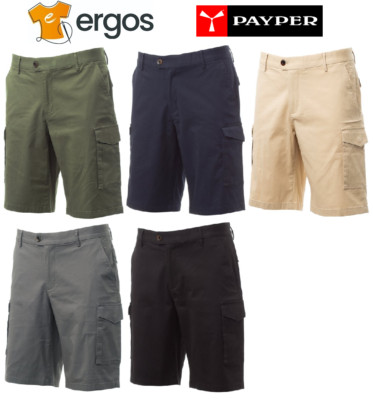 PAYPER MAJOR SHORTS Men's Stretch Bermuda Pants Multi Pocket Shorts