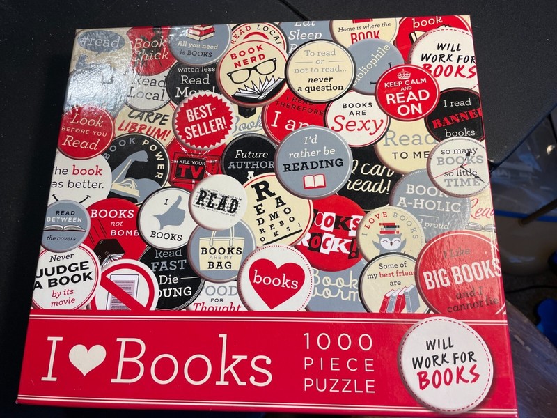 2016 1000 piece Gibbs Smith Jigsaw Puzzle- complete!