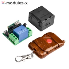DC 12V 10A Relay 1CH Wireless RF Remote Control Switch Transmitter+ Receiver New