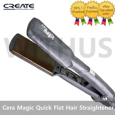 Create Cera Magic Quick L CR2003-6QPL Flat Hair iron Straightener AC 220V_