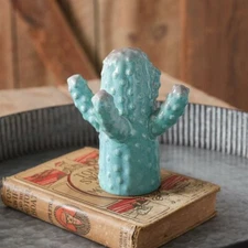 Four Arm Ceramic Cactus Accent decorative Sculpture
