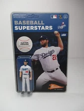 SUPER7 3.75" REACTION ACTION FIGURE MLB BASEBALL CLAYTON KERSHAW DODGERS MOC NEW