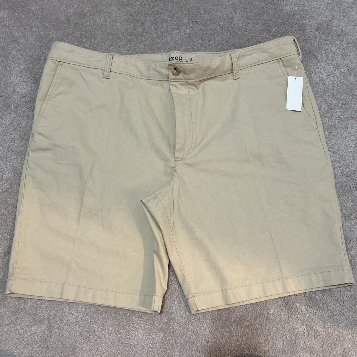 Men's Izod Saltwater Stretch Chino classic fit Shorts Size 42