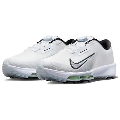 Size 10 - Nike Infinity Tour BOA 2 Golf Wide White Pure Platinum