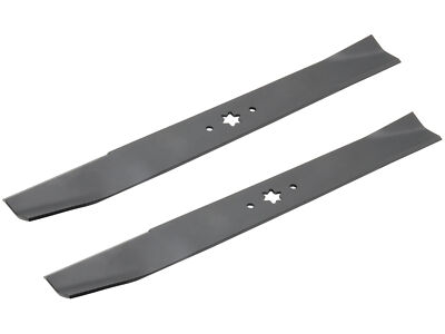 2x Messer passend Wolf-Garten Gutbrod 7420674(637) 9420674 Rasentraktor 54cm