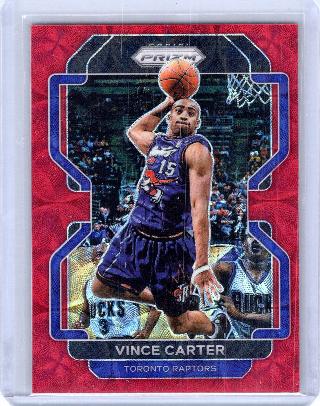2021-22 Panini Prizm #246 Vince Carter Choice Red #/88
