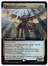 Hardened Academic (Extended Art) SOS 351 Magic: The Gathering Foil R NM