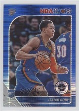 2019 Panini NBA Hoops Premium Stock Box Set Blue Pulsar Prizm Isaiah Roby 05x6