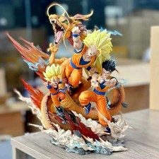 Action Figure Goku Sayan 3 Dragon Ball Z Gothen Gohan 26cm Statua Da Collezione