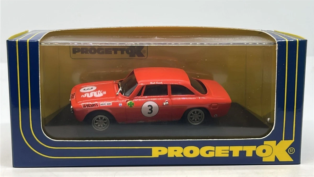 Progetto K - made in Italy 1:43 - Model race car - ref. #RAC006 Alfa Romeo Giulia Coupé GTA
