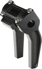 THRASHIN SUPPLY CO. Handlebar Risers 6-1/2" Rise Black Pullback TSC-6500-1