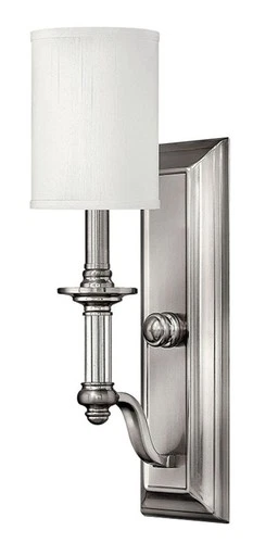 Hinkley Lighting H4790 1 Light Indoor Wall Sconce - Nickel - Picture 1 of 4