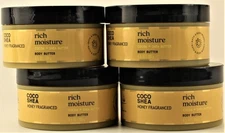 QTY 4 - Bath & Body Works COCO SHEA Rich Moisture Body Butter Honey Shea 6.5oz
