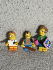 The Simpsons LEGO Minifigures Series 1 Lot Ralph Nelson Edna Mini Fig Rare