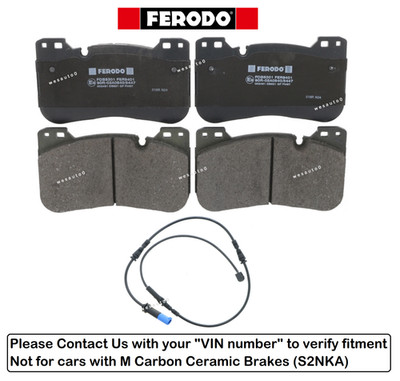 Front Brake Pad Set OES +Sensor for BMW X5 X6 M / M Competition (VinReqd)