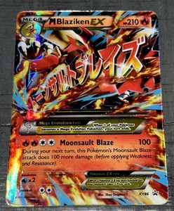 mega blaziken ex pokemon card Graded PSA Style Mega Blaziken EX Black Star Promo XY86 Ultra Holo Pok – OP  Proxies TCG