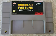 Wheel of Fortune Deluxe Edition - Super Nintendo (SNES) Working