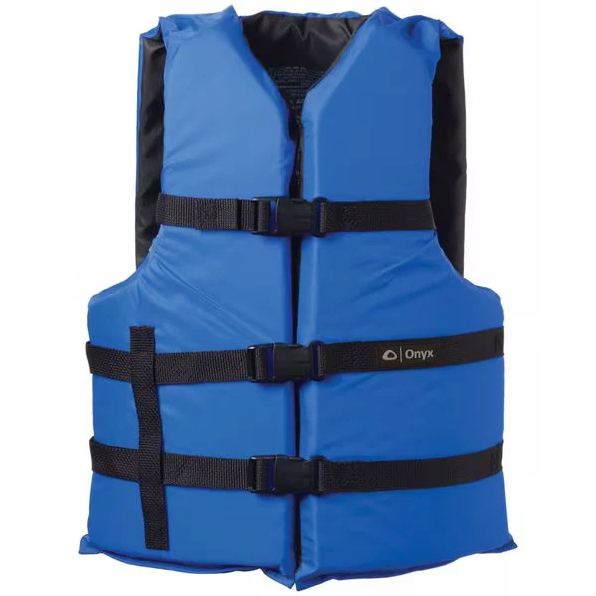 Onyx Life Jacket,Adult,UNIV,15.5lb,Foam,Blue 103000-500-004-12 Onyx.