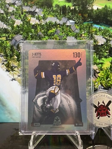 2025 Bo Jackson Battle Arena J-JETTS Justin Jefferson #SBF-12 Silver Battlefoil
