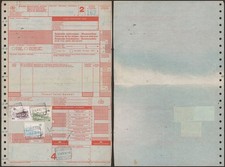 Belgium 1982 - Parcel Post Waybill St Niklaas EPA981