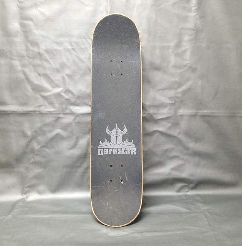Darkstar 31" Skateboard Black Widow Skulls Knight Good Condition