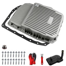Upgraded Aluminum 265-582 6l80 Transmission Oil Pan Gasket Filter For Gm
