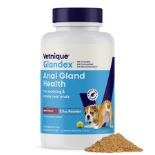 Vetnique Glandex for Dogs Anal Gland Powder, Support Scooting 5.5 oz