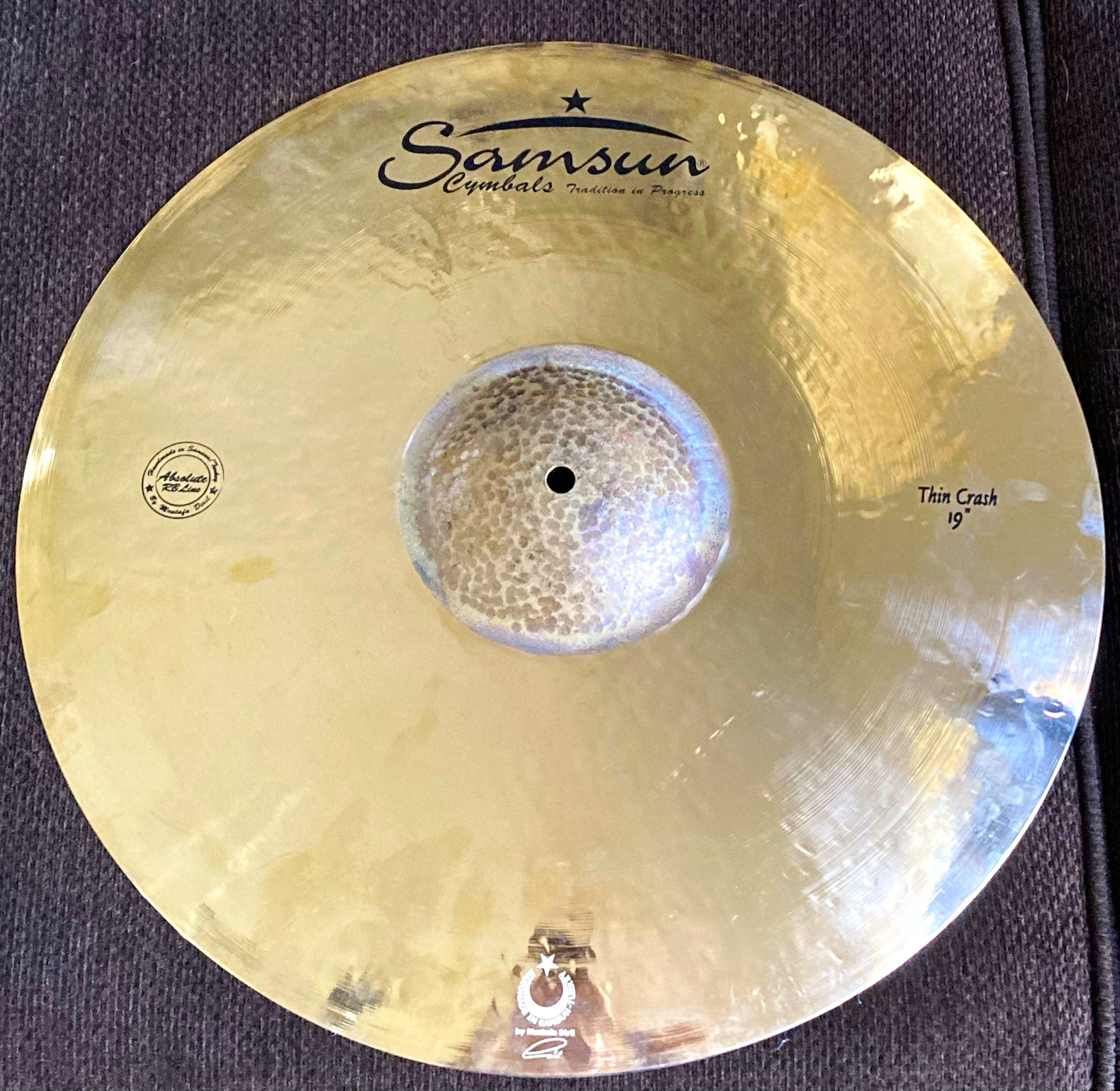 Samsun Absolute RB Thin Crash Cymbal 19 in SA2D6N123 1510g - 1 Piece