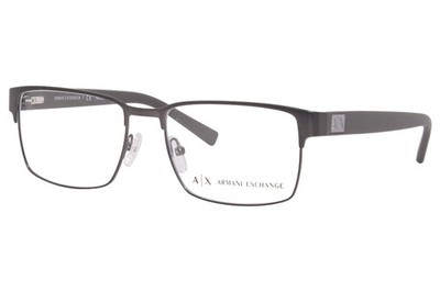 Armani Exchange AX1019 6089 Eyeglasses Frame Men's Matte Gunmetal Full Rim 54mm