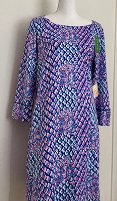 Lilly Pulitzer Sophia Dress SZ XL MSRP $138.00 UPF 50+ Knit Stretch NWT - Image 1 of 4