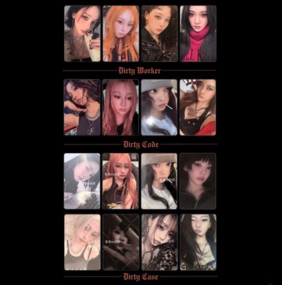 Aespa Dirty Work Worker Code Case Photocard Kpop