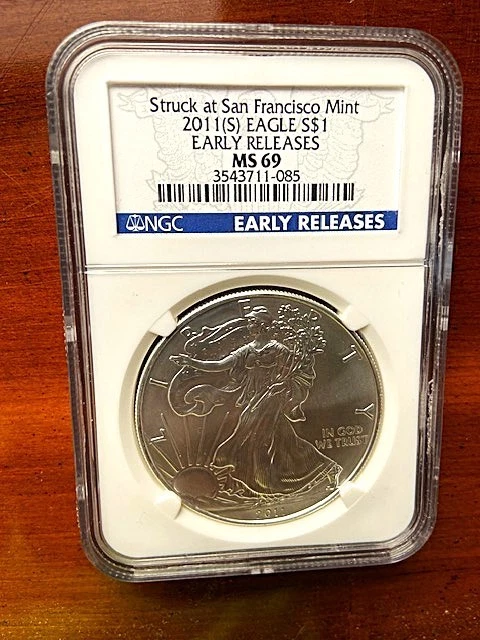 American Eagle MS 69 Graded 2011 Silver Bullion Coins for sale | eBay