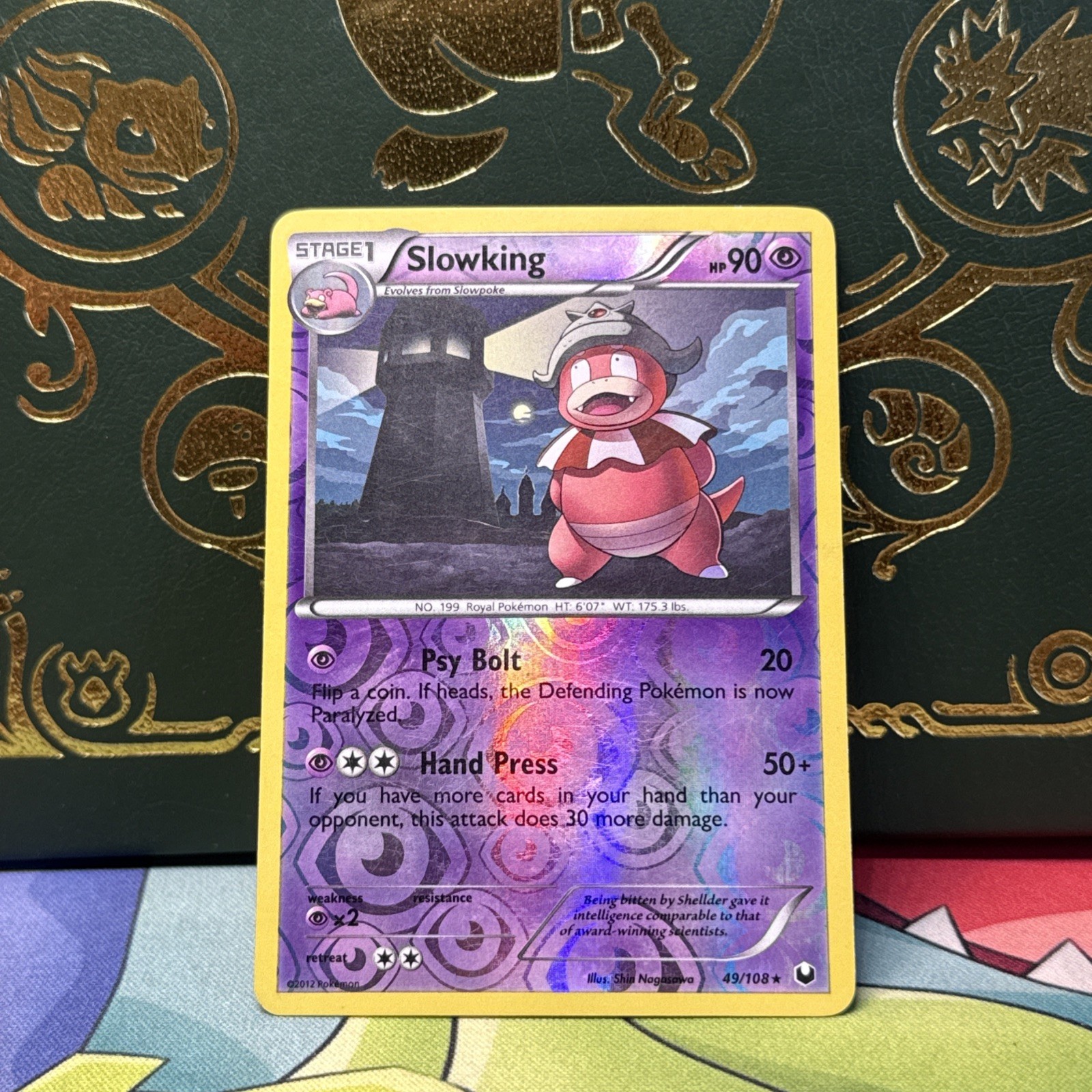 Slowking 49/108 Rare Dark Explorers Pokemon Reverse Holo LP