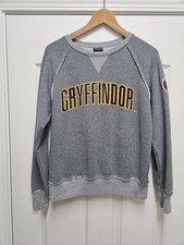 Harry Potter Wizarding World Gray GRYFFINDOR Sweatshirt Small Universal Studios