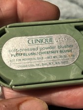 Clinique Soft Pressed Powder Blusher -plum Brush/chestnut Blush - old stock