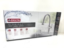 Delta Eldridge Single-Handle Pull Down Sprayer Kitchen Faucet Polished Chrome