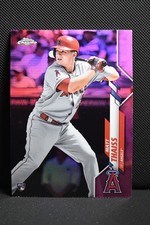 2020 Topps Chrome - Matt Thaiss #83 Pink Refractor Rookie (RC) Angels