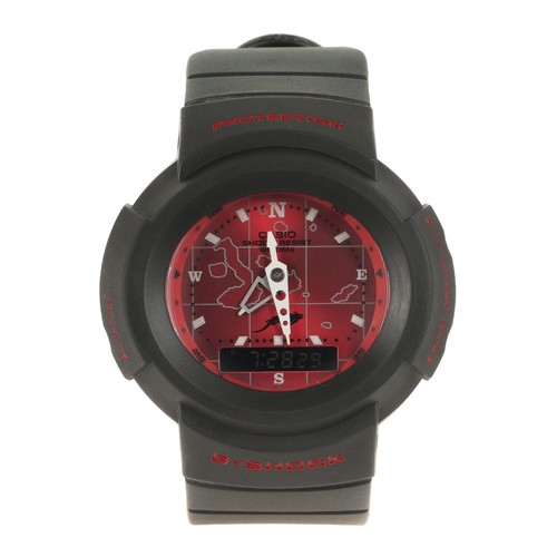 G-Shock 90S Aw-500D-4Et Galapagos Darwin Institute Umi Igua Red Digital Anatomy