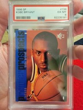 1996 SP Upper Deck KOBE BRYANT Rookie Card RC! PSA 6! GOAT! RIP!. rookie card picture