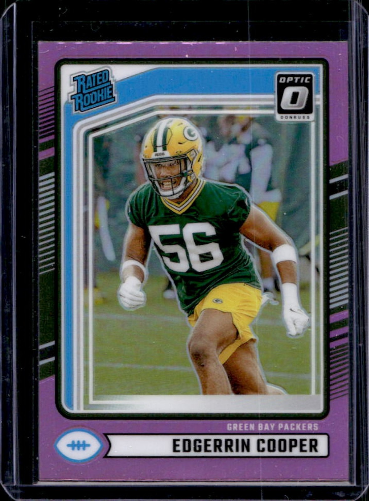 2024 Donruss Edgerrin Cooper Optic Rated Rookie Preview Pink #325 Packers